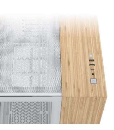 Corsair CC-9011288-WW computer case Midi Tower Bamboo, White