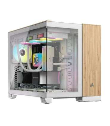 Corsair CC-9011288-WW computer case Midi Tower Bamboo, White