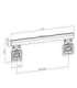 Maclean MC-481 Ultra Flat Slim TV Wall Mount Bracket Holder for 37-80" Flat Curved up to 75kg Max. VESA 600x400