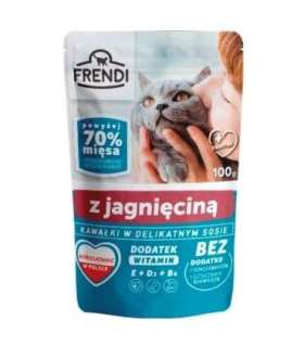 FRENDI Pieces in lamb sauce - wet cat food - 100 g