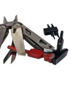 Multitool AZYMUT Giewon FS - Fire Starter - 19 narzędzi - krzesiwo + gwizdek + kabura do pasa (H2038A)