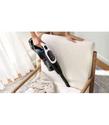Bosch BCS931WBA stick vacuum/electric broom Battery Dry HEPA Bagless 0.4 L White 3 Ah
