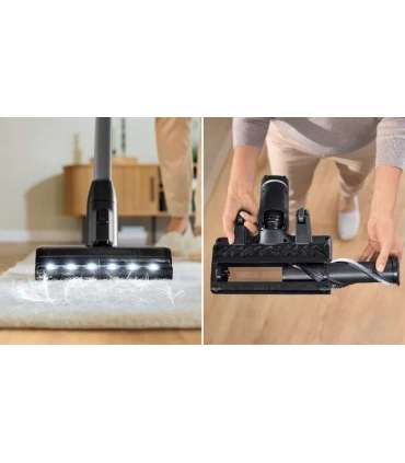 Bosch BCS931WBA stick vacuum/electric broom Battery Dry HEPA Bagless 0.4 L White 3 Ah