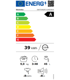 Washing machine ELECTROLUX EW7F3492FE