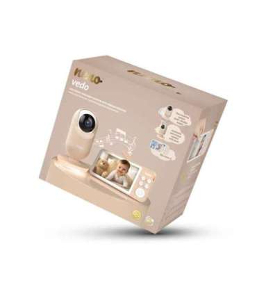 VEDO CREAM ELECTRONIC BABY NANNY WITH WIRELESS RECEIVER