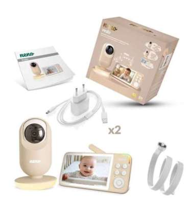 VEDO CREAM ELECTRONIC BABY NANNY WITH WIRELESS RECEIVER