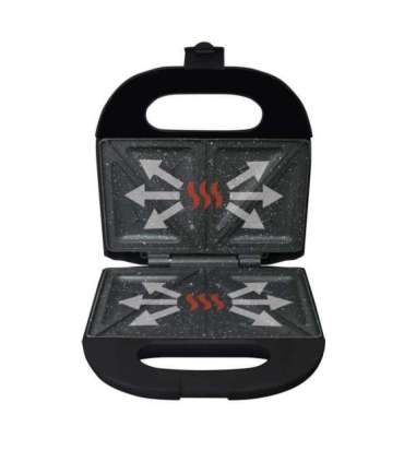 ELDOM Sandwich RUDDY, 750 W, granite slabs