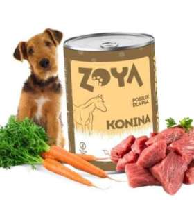 ZOYA Konina - puszka mokra karma dla psów 400g