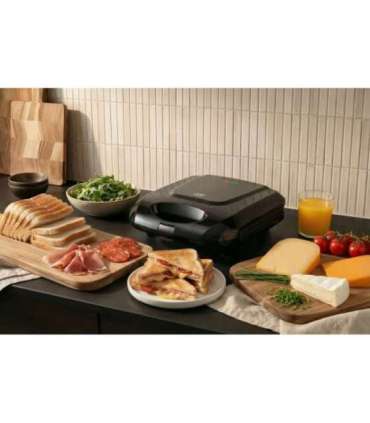 PROMIS SANDWICH TOASTER FOR 4 SANDWICHES, BLACK ST