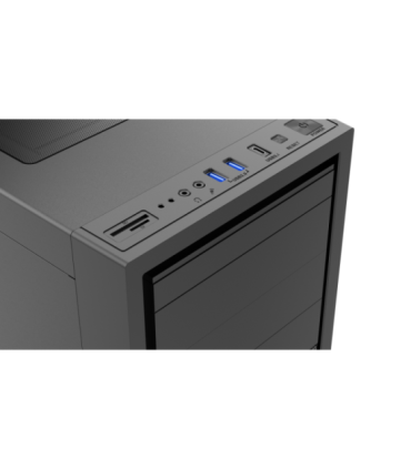 Gembird Fornax K500 ATX computer case, Midi Tower, Black