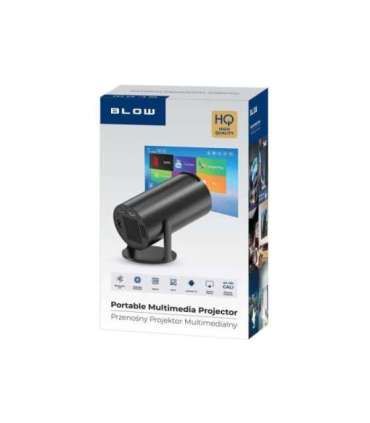 BLOW AndroidTV HD Cinema BLACK Portable Projector