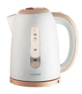 Concept RK2331 electric kettle 1.7 L 2200 W Beige, White