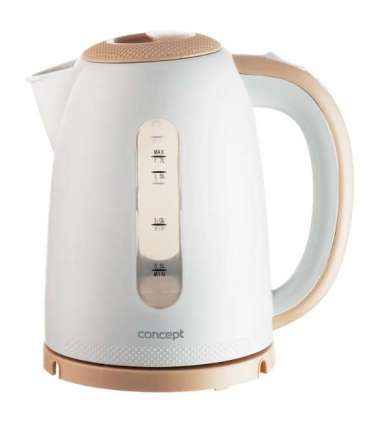 Concept RK2331 electric kettle 1.7 L 2200 W Beige, White