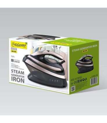 Maestro MR-320C steam ironing station 2400 W 1.5 L Ceramic soleplate Black, Pink gold