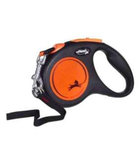 FLEXI New Neon S - retractable leash - 5 m