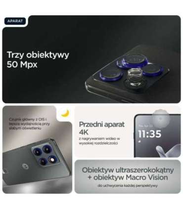 Smartfon Motorola Edge 70 12/512GB Pantone Gadget Grey