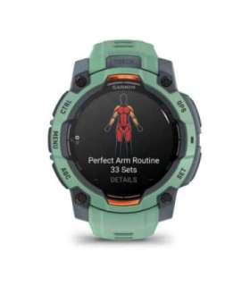 Garmin Instinct 3 AMOLED 3.05 cm (1.2") 45 mm Digital 390 x 390 pixels Touchscreen Green GPS (satellite)