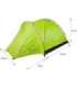 High Peak Namiot Minipack 2 2 person(s) Blue, Green Ridge tent