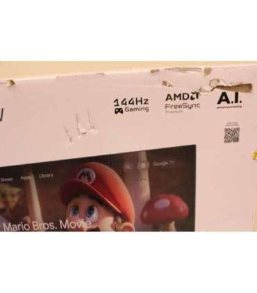 SALE OUT. Sharp 43HR7265E 43 Smart TV Google TV Black DAMAGED PACKAGING