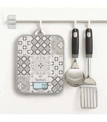 TEFAL Electronic Kitchen Scale Optiss BC50D6V0 Graduation 0.5/1 g Display type LCD Mozaic Decor
