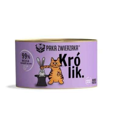 PAKA ZWIERZAKA Rabbit - wet cat food - 200g