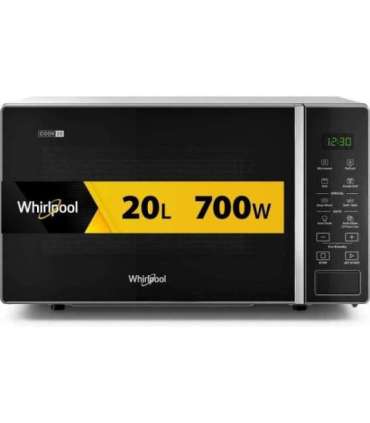 Whirlpool Cook20 MWP 203 SB Black, Silver Grill microwave Countertop 20 L 700 W