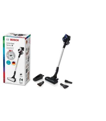 Bosch Serie 6 BBS611MAT stick vacuum/electric broom 2-in-1 stick vacuum Battery Dry Bagless 0.3 L Blue 2.5 Ah