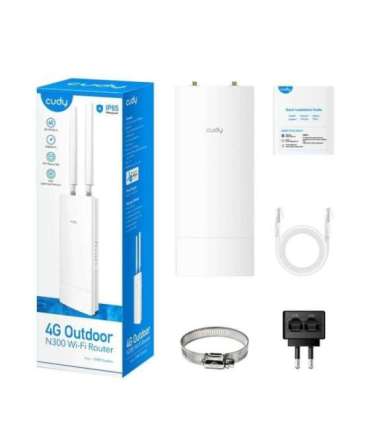 Cudy LT400 wireless router Fast Ethernet Single-band (2.4 GHz) 4G White