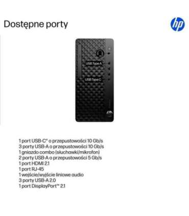 HP ProDesk 4 Tower G1i Desktop AI PC Intel Core Ultra 5 225 16 GB DDR5-SDRAM 512 GB SSD Windows 11 Pro Black