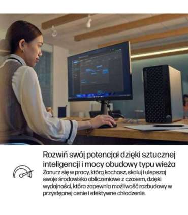 HP ProDesk 4 Tower G1i Desktop AI PC Intel Core Ultra 5 225 16 GB DDR5-SDRAM 512 GB SSD Windows 11 Pro Black