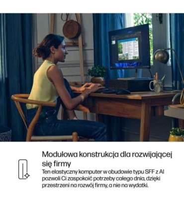 HP ProDesk 4 SFF G1i Desktop AI PC Intel Core Ultra 7 265 16 GB DDR5-SDRAM 1 TB SSD Windows 11 Pro Black