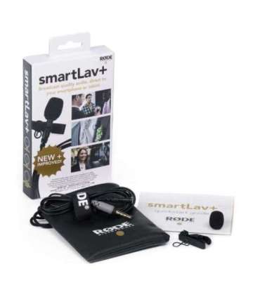 RØDE smartLav+ Black Lavalier/Lapel microphone