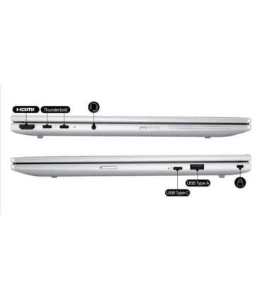 HP EliteBook 8 G1i Ultra 5 225U 14.0"WUXGA IPS 400nits Eye Ease AG 24GB DDR5 5600 SSD512 Arc Cam 5Mpx 62Wh W11Pro Pike