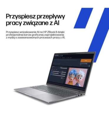 HP ZBook 8 G1i Intel Core Ultra 7 255H Mobile workstation 35.6 cm (14") WUXGA 16 GB DDR5-SDRAM 512 GB SSD NVIDIA RTX 500