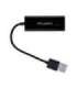 Lanberg NC-0100-01 cable interface/gender adapter USB-A RJ-45 Black