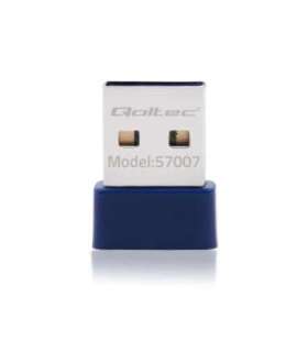Qoltec 57007 Wireless Mini Bluetooth USB WiFi Adapter