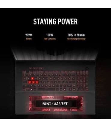 ASUS TUF Gaming A18 FA808UM-S9058 AMD Ryzen™ 7 260 Laptop 45.7 cm (18") 2.5K 16 GB DDR5-SDRAM 512 GB SSD NVIDIA