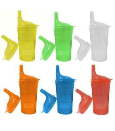 Safety cup to eat and drink Yellow