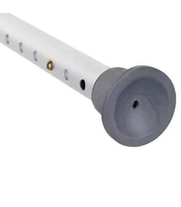 Round aluminium shower stool