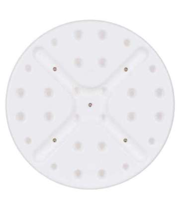 Round aluminium shower stool