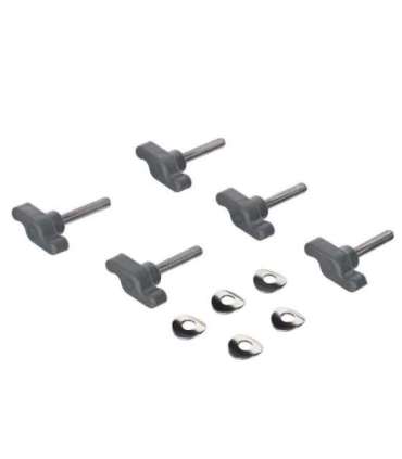 Round aluminium shower stool