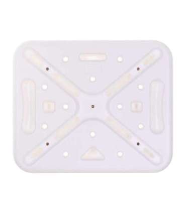 Shower chair with backrest and armrests