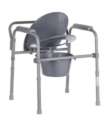 Folding toilet chair