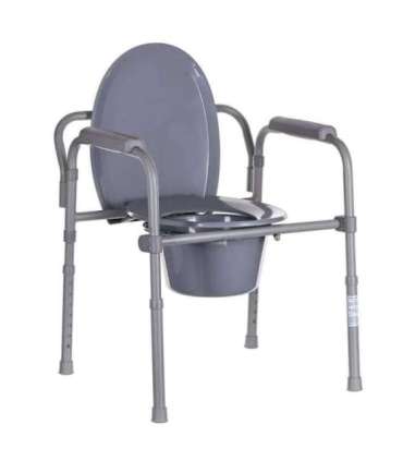 Folding toilet chair