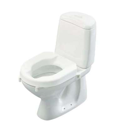 Toilet seat elevation cap with flap Etac HI-Loo 10 cm