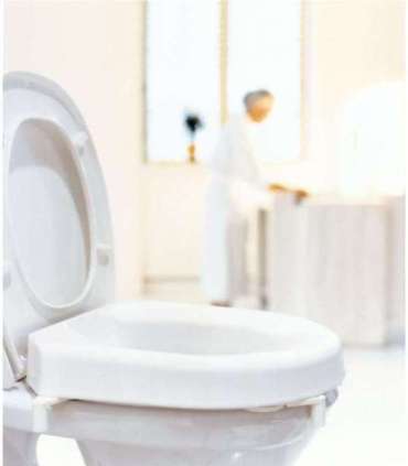 Toilet seat elevation cap with flap Etac HI-Loo 10 cm