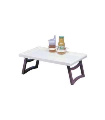 Bedside table for meals with handles