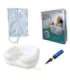Inflatable head wash pool and shower - set