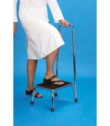 Step with handrail - bath step