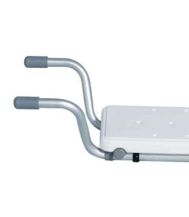 Recessed bench for bathtub - adjustable